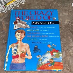 The Crazy World of ?What If... - Kids Learning Book (Blue)